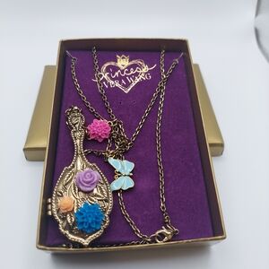 Pastel Gold-Toned Vintage-Inspired Necklaces